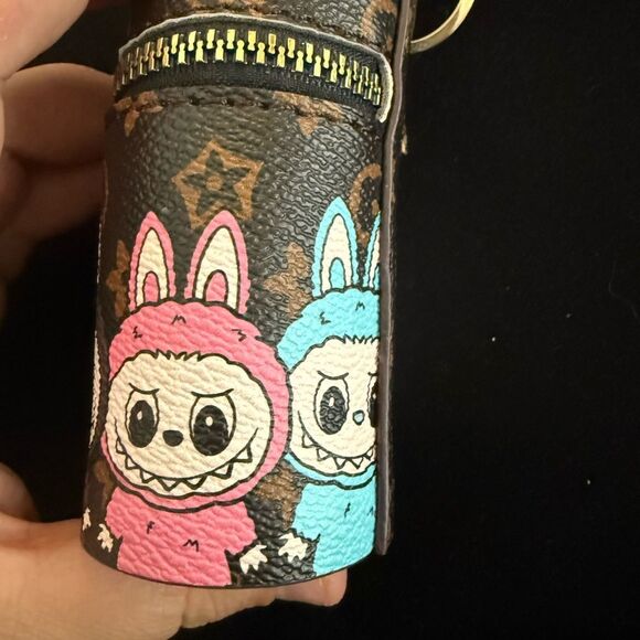 Brand new labubu Brown Key chain / lipstick Holder - Picture 2 of 4